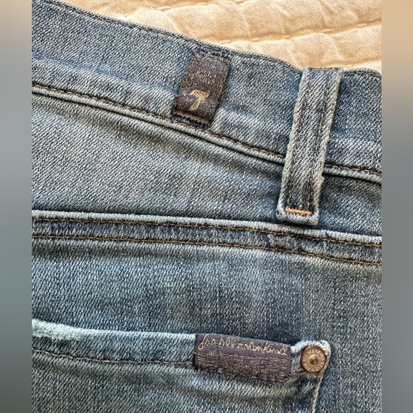 7 For All Mankind Paxtyn Slim Fit Blue Jeans - Picture 3 of 7